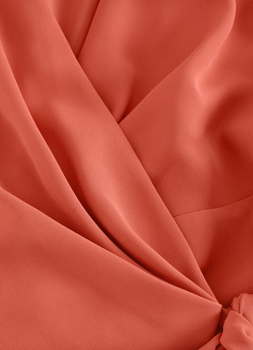 Phase Eight Julissamidi jurk met geknoopt detail - detail 8 orange