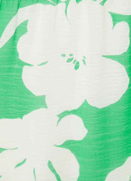 Phase Eight Kara maxi jurk met bloemenprint en ceintuur - detail 4 groen