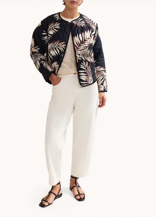 Phase Eight Kharis jack met print - voorkant 6 zwart