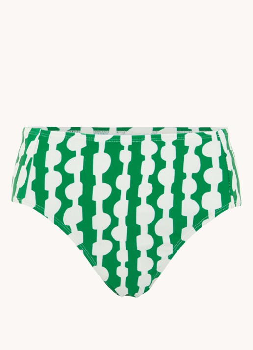 Phase Eight Lara bikinislip met print - voorkant 5 groen