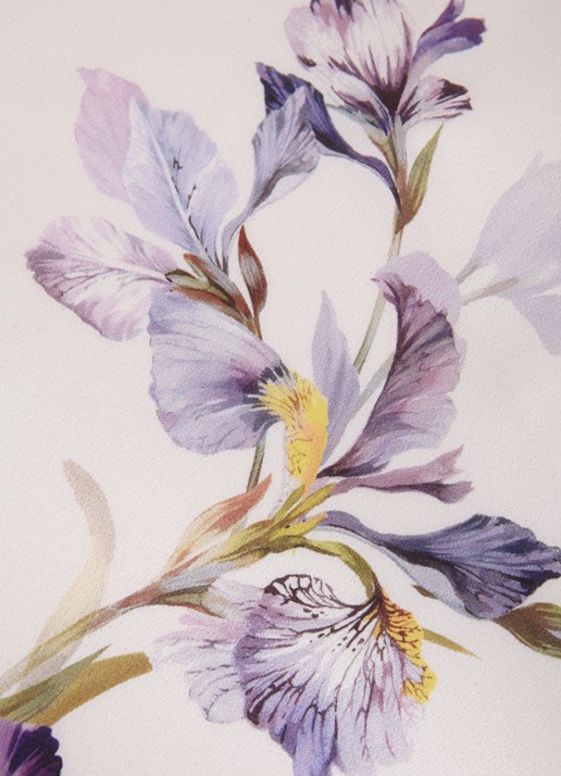 Phase Eight Leilah top met bloemenprint - detail 5 gebroken wit