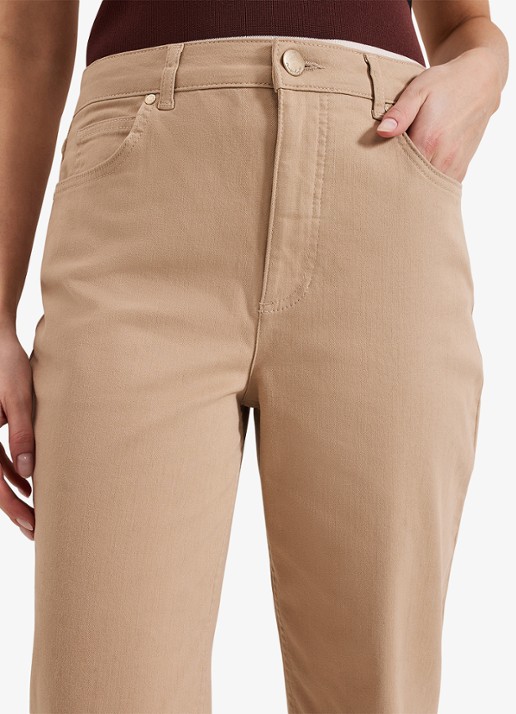 Phase Eight Lindsey Cropped Jean - detail 5 camel