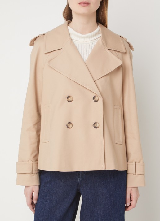 Phase Eight Lola double-breasted trenchcoat met steekzakken