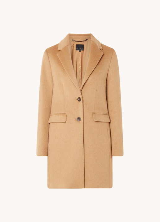 Phase Eight Lydia Wool Coat Camel 08 - voorkant 2 camel