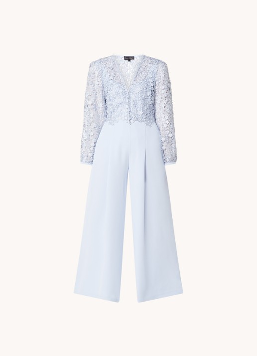 Phase Eight Mariposa Jumpsuit Cornflower 0 - voorkant 4 lichtblauw