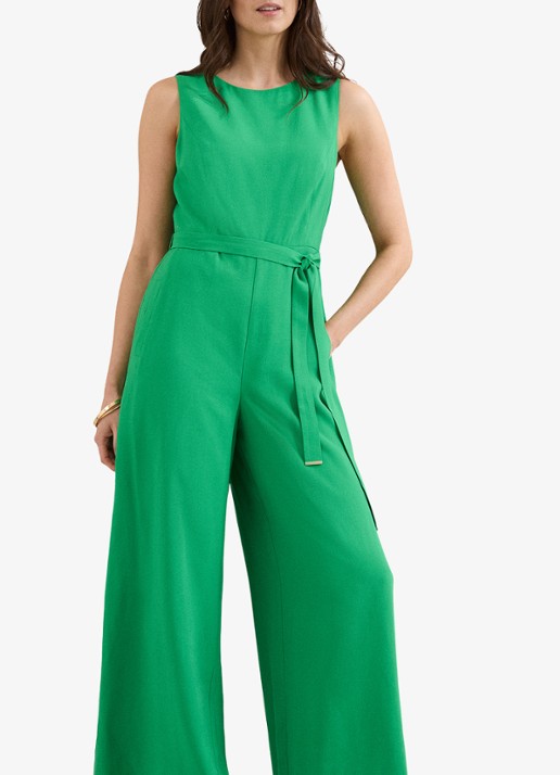 Phase Eight Marta loose fit jumpsuit met strikceintuur