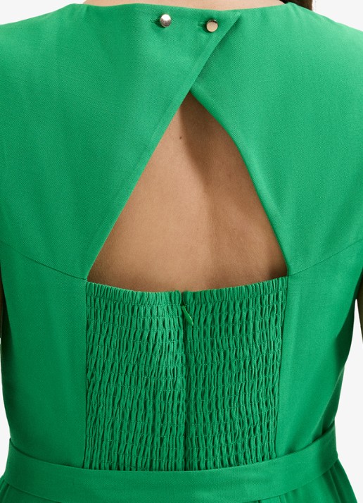 Phase Eight Marta loose fit jumpsuit met strikceintuur - detail 6 groen