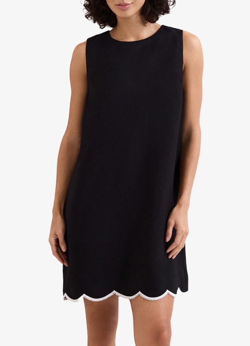Phase Eight Marta mini jurk met ronde hals