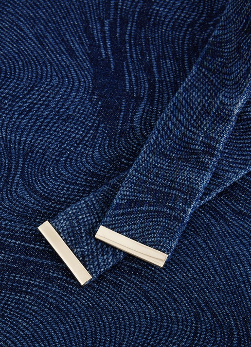Phase Eight Marta wide fit jumpsuit met strikceintuur - detail 6 indigo