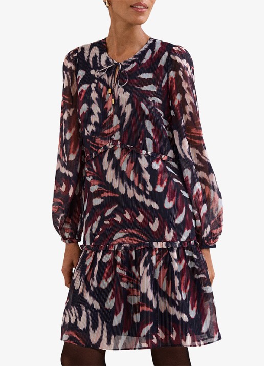 Phase Eight Martyna mini jurk met grafische print
