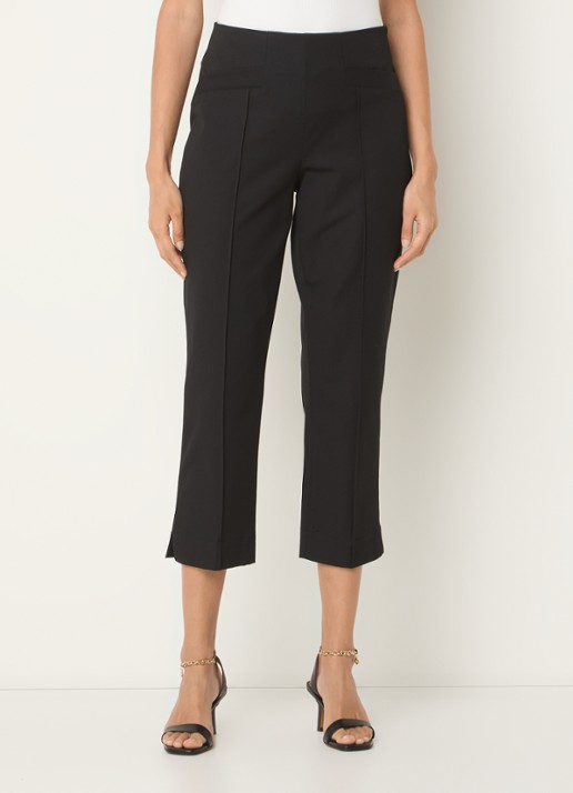Phase Eight Miah high waist tapered fit cropped pantalon met persplooi