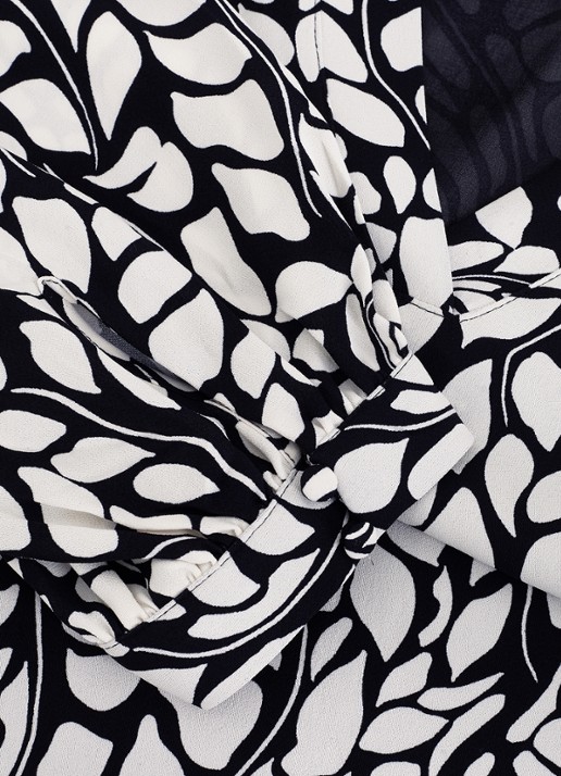 Phase Eight Milicia mini tuniekjurk met grafische print - detail 5 zwart