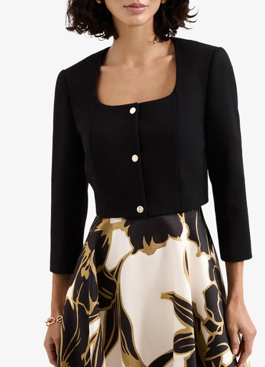 Phase Eight Miranda cropped Jack  - detail 2 zwart