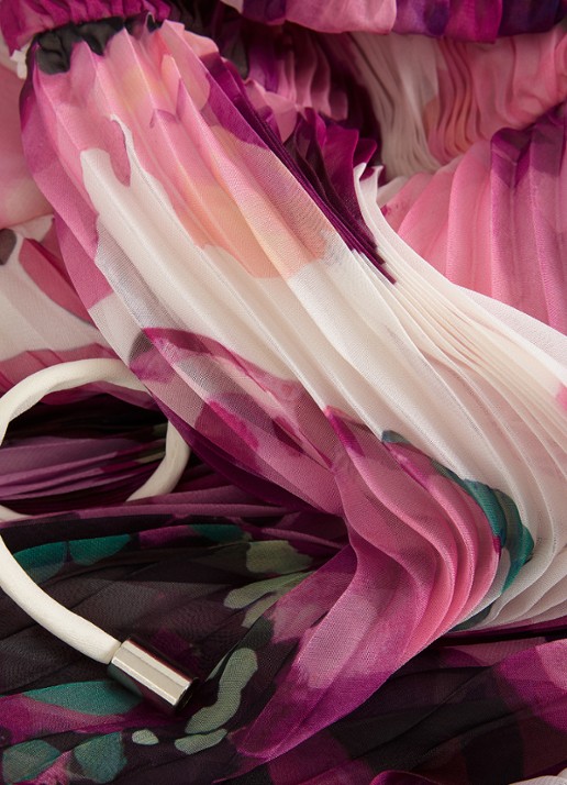 Phase Eight Natalia maxi jurk met bloemenprint - detail 4 roze