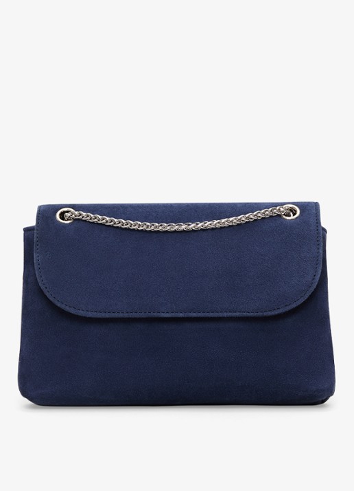 Phase Eight Navy clutch van suède