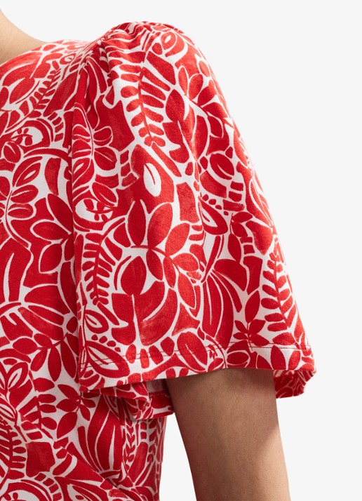 Phase Eight Nayana top met bloemenprint - detail 4 rood