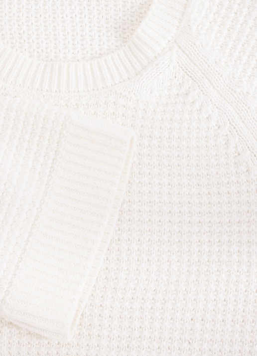 Phase Eight Odette grofgebreide trui met structuur - detail 7 ivoor