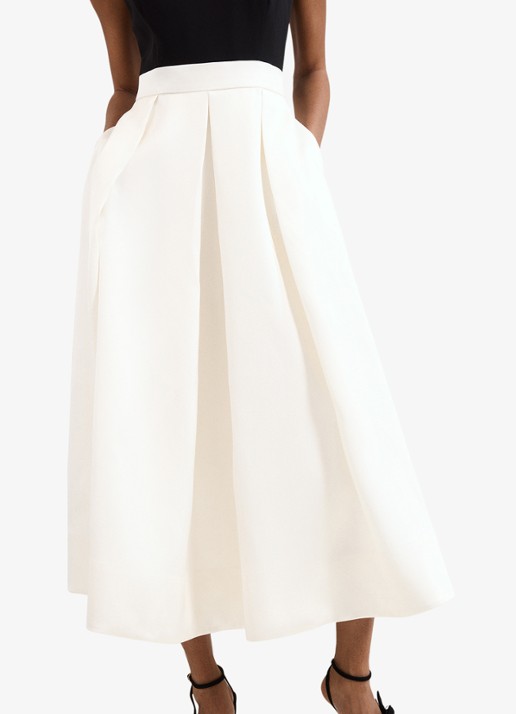 Phase Eight Perla midi jurk met steekzakken - detail 5 zwart