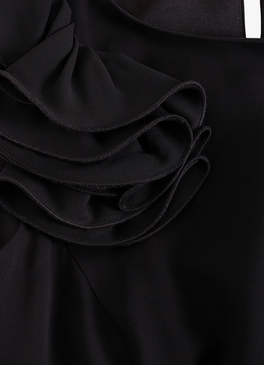 Phase Eight Perla midi jurk met steekzakken - detail 6 zwart