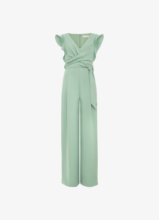 Phase Eight Petite Ayla wide fit jumpsuit met strikceintuur