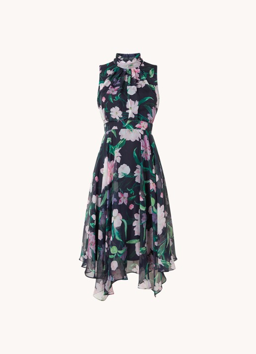 Phase Eight Petite Lucinda midi jurk met bloemenprint