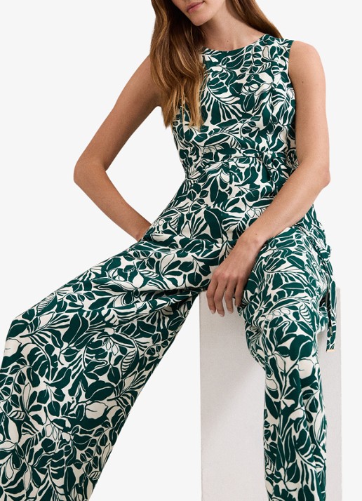 Phase Eight Petite Marta Jumpsuit - detail 4 groen