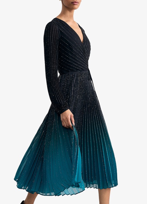 Phase Eight Petite Simara maxi jurk met strass en plooien