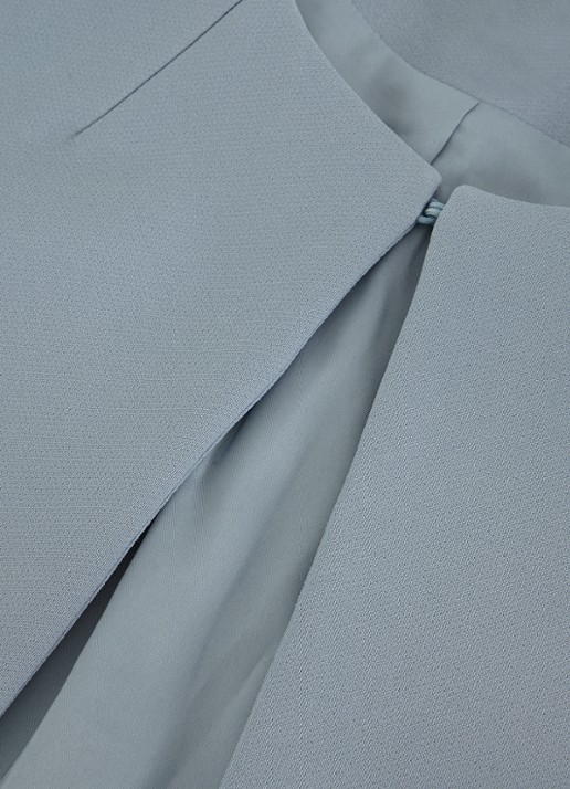 Phase Eight Phoebe bolero met structuur - detail 3 staalblauw