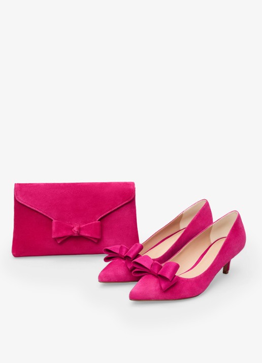 Phase Eight Pump met strikdetail - detail 4 roze