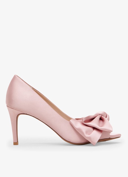 Phase Eight Pump van satijn met strikdetail
