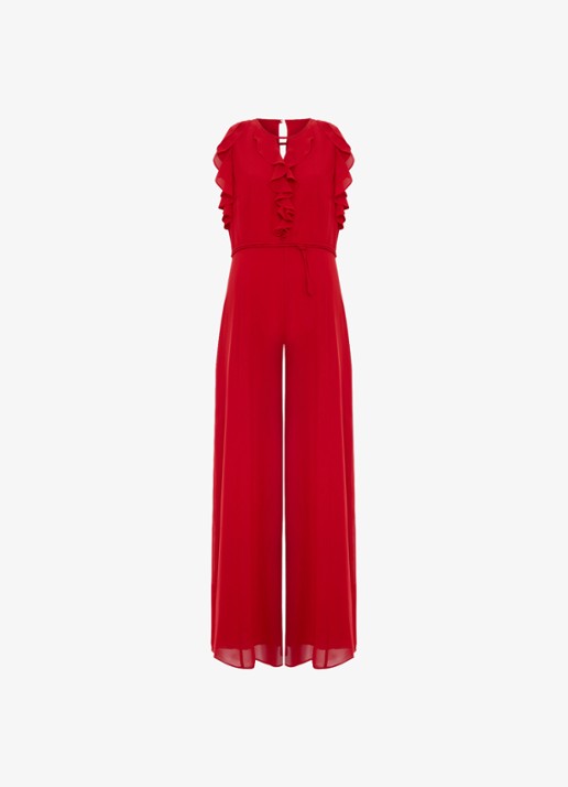 Phase Eight Rachel wide fit jumpsuit met ruches