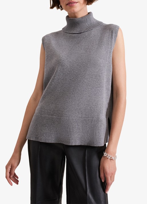 Phase Eight Rachelle fijngebreide spencer met col