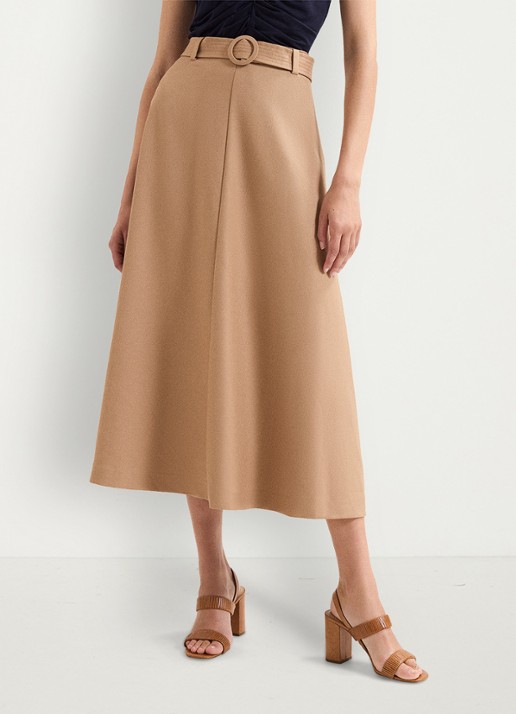 Phase Eight Rochelle midi rok met ceintuur