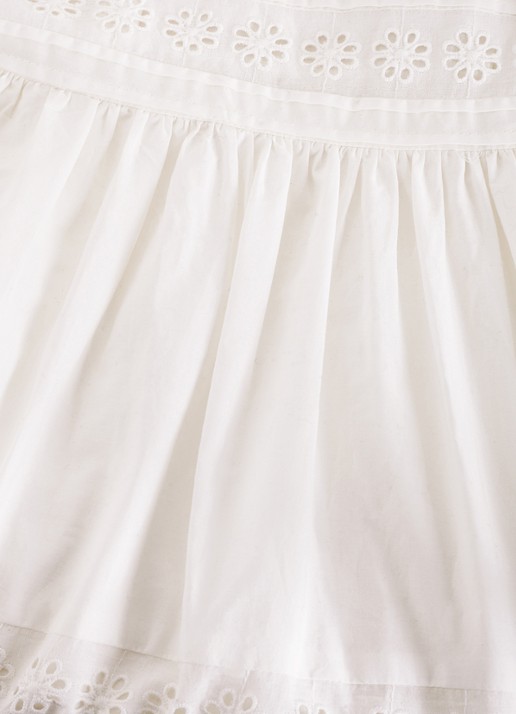 Phase Eight Rosa midi jurk met opengewerkt dessin - detail 5 white