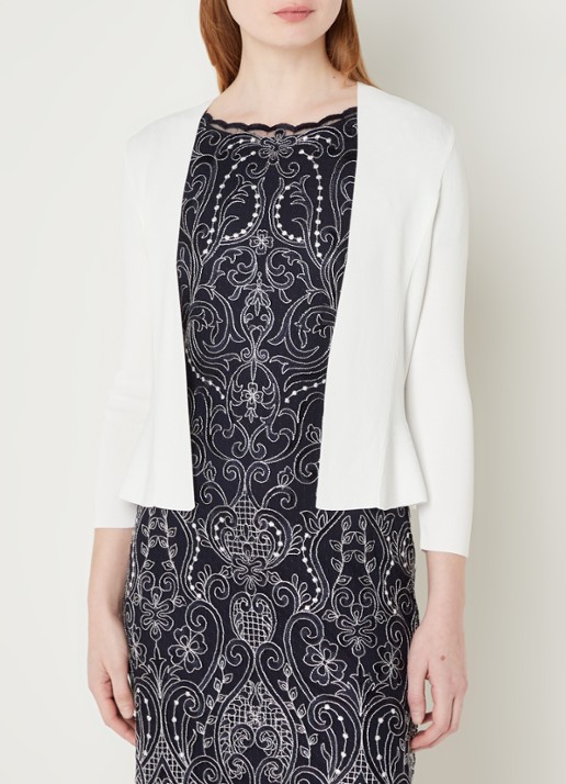 Phase Eight Salma Flare Jacket Ivory 08