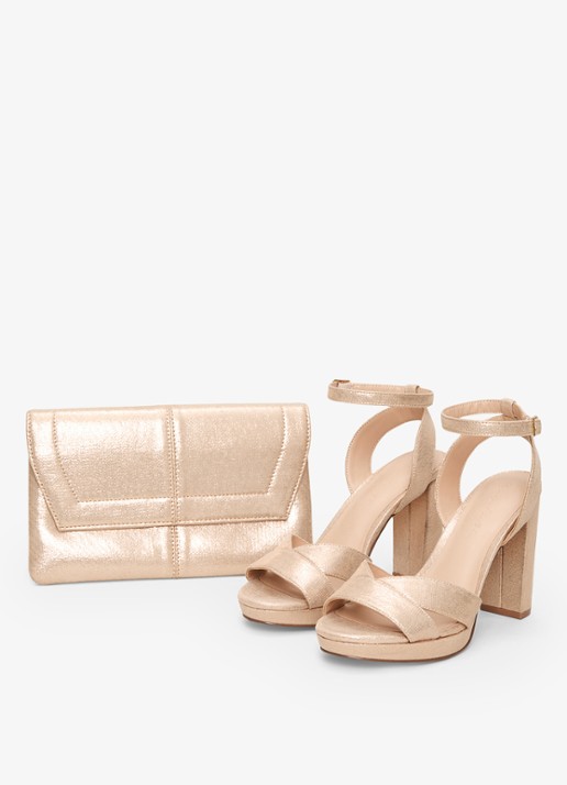 Phase Eight Sandalette met glitter - detail 6 lichtroze