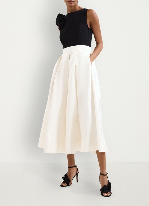 Phase Eight Sandalette van geitensuède met applicatie - detail 6 zwart