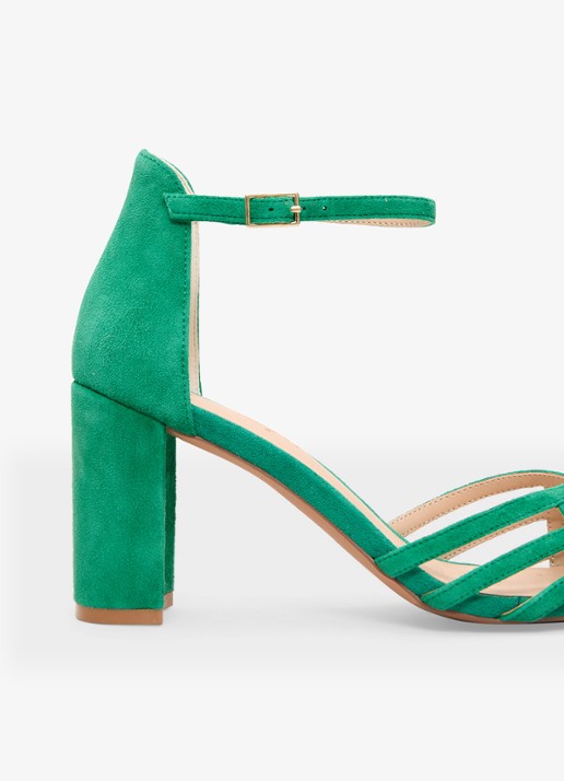 Phase Eight Sandalette van suède - detail 5 groen