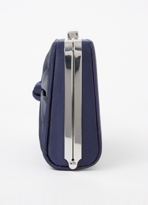 Phase Eight Satin Knot Front Box Navy One - detail 3 donkerblauw