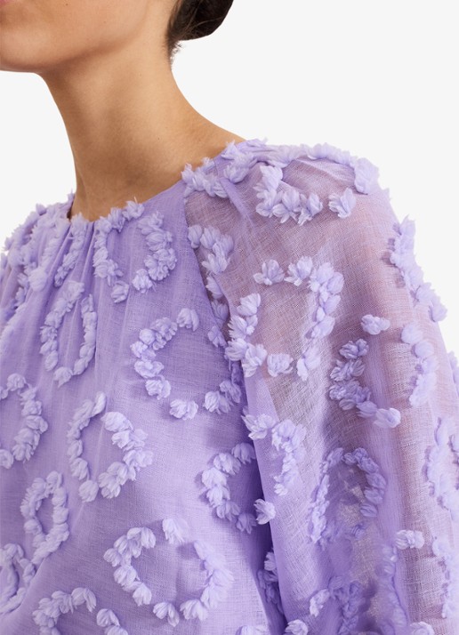 Phase Eight Shayla tuniek met structuur - detail 6 paars