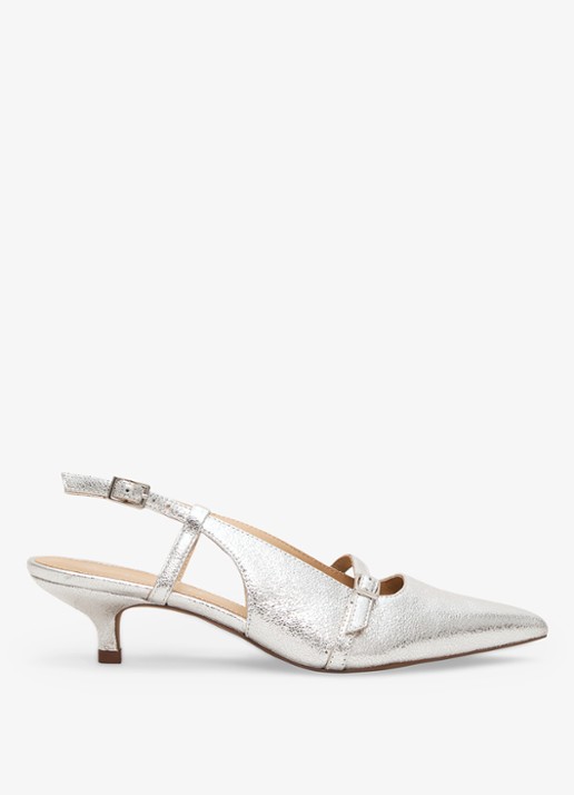 Phase Eight Slingback van geitenleer