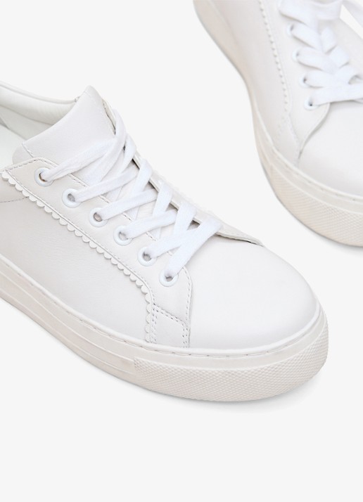 Phase Eight Sneaker van leer - detail 5 wit