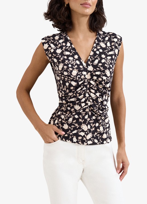 Phase Eight Sophia top met bloemenprint en V-hals