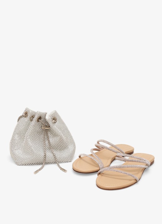 Phase Eight Sparkle Sandal - detail 5 zilver