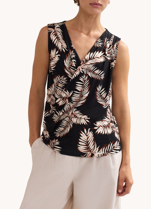 Phase Eight Sutton mouwloze top met print