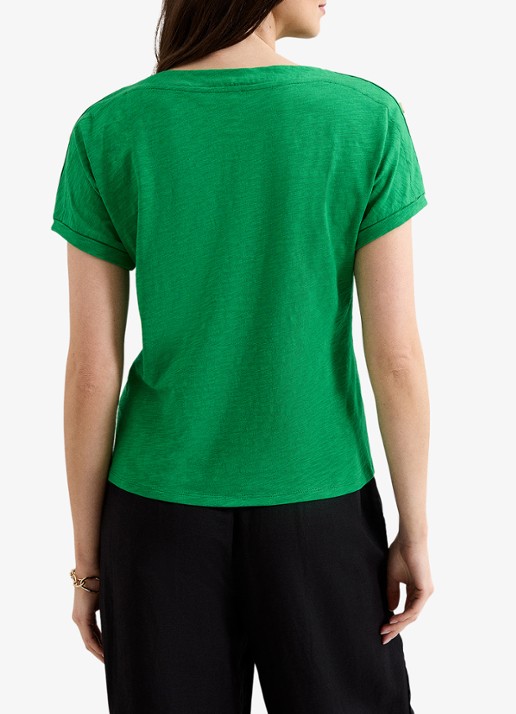 Phase Eight Suzie T-shirt met ronde hals - achterkant 3 groen