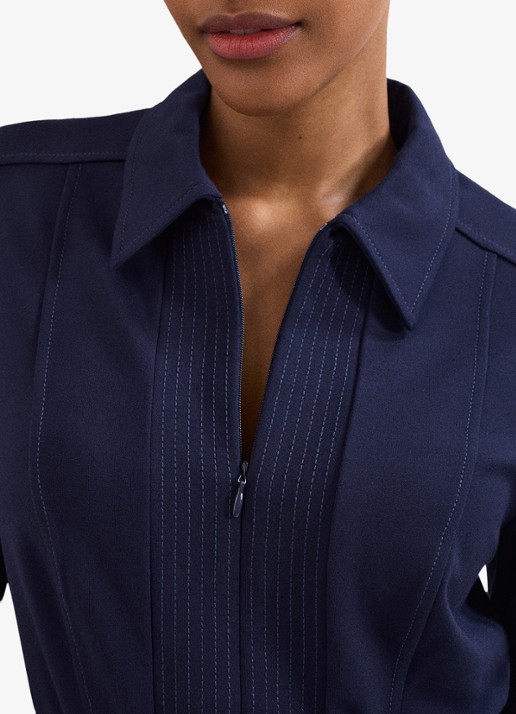 Phase Eight Tabitha wide leg jumpsuit met strikceintuur - detail 6 donkerblauw