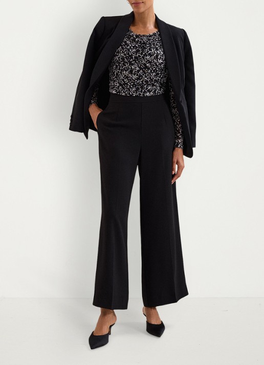Phase Eight Tammy top met bloemenprint - detail 7 zwart