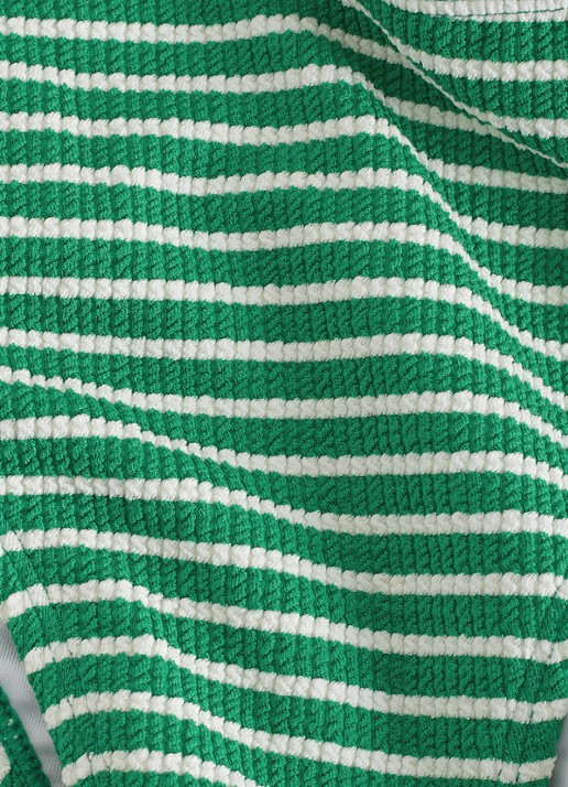 Phase Eight Tankini bikinislip met streepprint en structuur - detail 5 groen