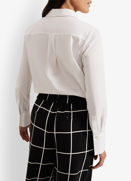 Phase Eight The White Shirt blouse - achterkant wit